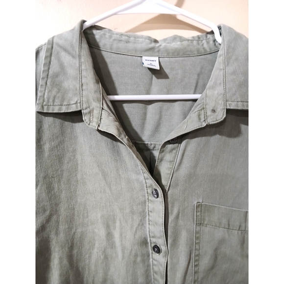 OLD NAVY Tencel Shirt Dress XL - Picture 4 of 4